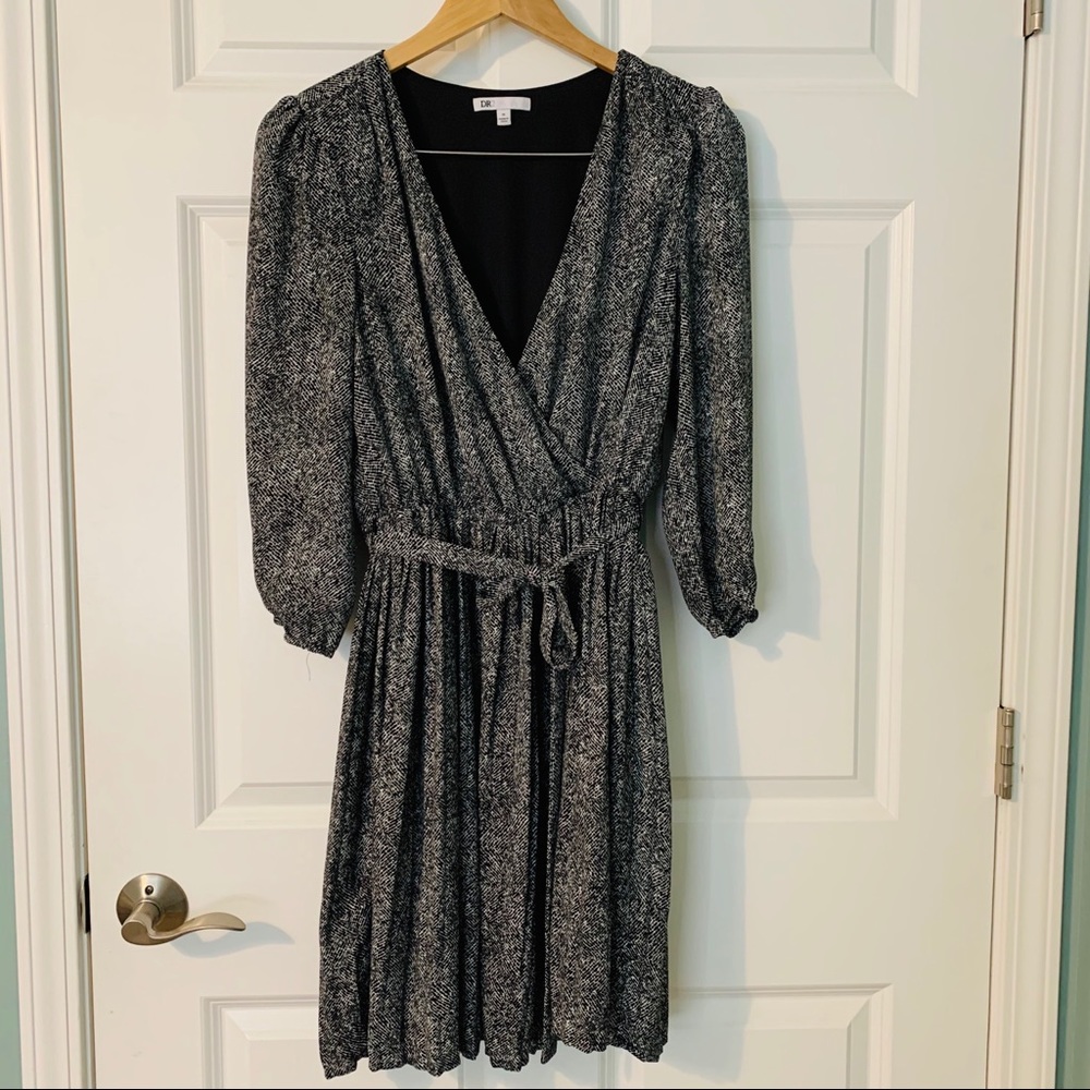 Black and White DR2 Speckled Dress